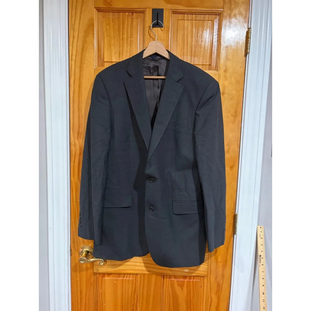 Brooks Brothers 346 Grey Stretch Wool Blazer Sport Coat 41L